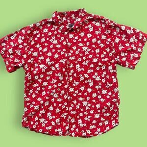 Vintage lizwear red and white